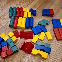 木の積み木 おもちゃ 知育玩具の画像