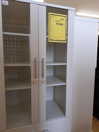 【U1324】★食器棚　ホワイト