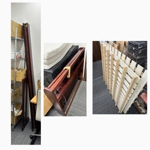 家具 ベッド シングルベッド+マットレスのセット