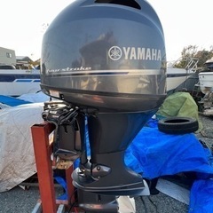 ヤマハ船外機90馬力　　4スト　2021年式　X足の画像
