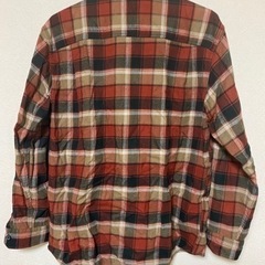 ユニクロ　フランネルチェックシャツの画像