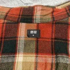 ユニクロ　フランネルチェックシャツの画像