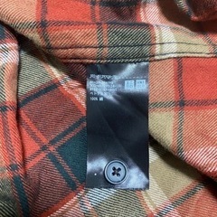 ユニクロ　フランネルチェックシャツの画像