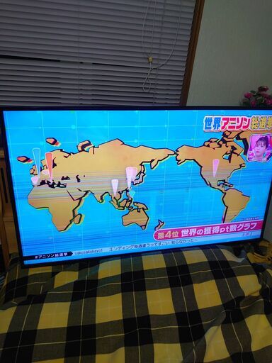 50インチ 4K テレビ (訳あり)　型番:FFF-TV4K50WBK2