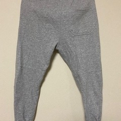 H&M DIVIDED ダブルニーワイドスエットパンツ　Sサイズ グレー色 スウェットパンツ グレー ジョガーパンツの画像