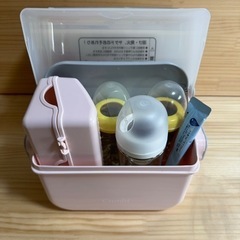 combiコンビ 除菌じょーす  電子レンジ除菌 pigeon ピジョン 哺乳瓶 160ml 3点の画像