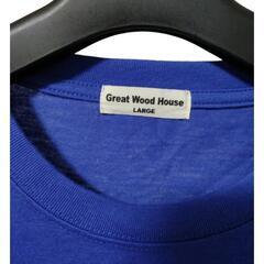 GreatWoodHouse半袖Tシャツ青Ｌサイズの画像