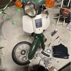 スーパーカブ50   aa01 78ccボアアップ　強化クラッチ　純正加工マフラーの画像