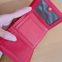 美品　FURLA フルラ　レザー　３つ折り　財布の画像