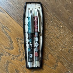 韓国ボールペン二本セット　インク不の画像