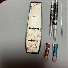 韓国ボールペン二本セット　インク不の画像