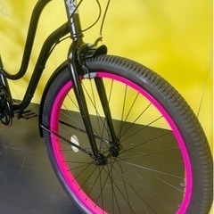 自転車 ビーチクルーザー ファットバイクの画像