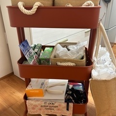 (取引中)IKEA ワゴン　あげます