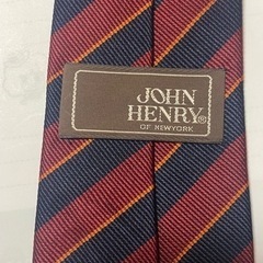 美品　JOHN HENRY ネクタイ パープル 日本製　シルクの画像