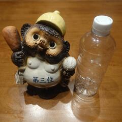 値下げ！！　信楽焼たぬき(野球)の画像