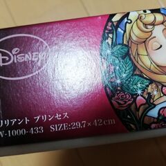 【6/30処分します】世界最小ジグソーパズル　1000P　ディズニー　ブリリアントプリンセス　テンヨーの画像