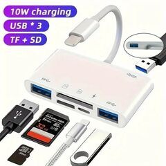 【新品】iPhone・Lightningカードリーダーの画像