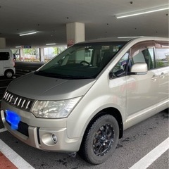 本当に最終価格　価格相談！　デリカD:5 希少色　渋いアルミ・タイヤ車中泊仕様　コミコミ乗って帰れます！の画像