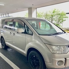 本当に最終価格　価格相談！　デリカD:5 希少色　渋いアルミ・タイヤ車中泊仕様　コミコミ乗って帰れます！の画像