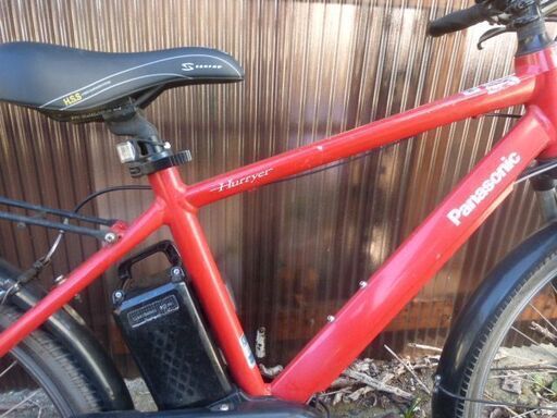 パナソニック　ハリヤー　電動アシストサイクル　MTB　8AHバッテリー　充電器付き