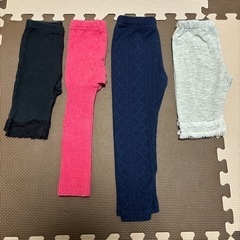 女の子　レギンス　まとめ売り　4点セット