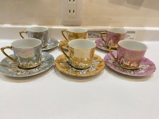 洋風ティーカップセット