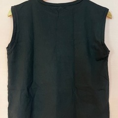 スピンズ SPINNS トップス 袖なし Tシャツ レディース シンプル 黒 フリーサイズの画像