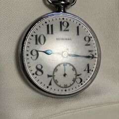 （値段相談あり）精工舎　昭和４年製（？）　１９２９年　初期型　懐中時計　７石の画像