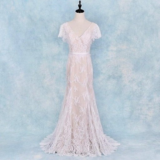 ソフトマーメイドドレス、ウェディングドレス、前撮り、dress chocolat