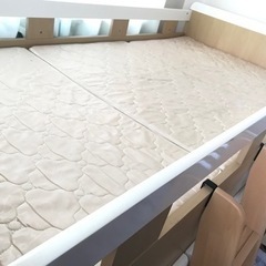 家具 シングルベッド  キッズ学習机  の画像