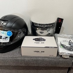 【超美品】バイク用ヘルメットとインカムのセット