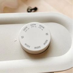 【ジャンク品】加湿機能付電気ストーブ　おしゃれ　小型　白の画像