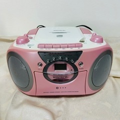 決まりました
【中古】オーディオ ラジカセ　ウインテックCDラジカセ