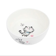 ペットボウル 猫 食器　おしゃれ　餌入れ　(脚なしタイプ　　2個セット