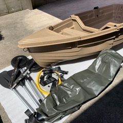 【決まりました】2分割ボートExect Familiar 2馬力エンジン取付可能 の画像
