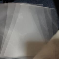 値下げ　未使用透明クリアファイル５枚の画像