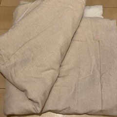 MUJI (無印良品)　天然由来の接触冷感リヨセル麻敷パッド　シングル　ベージュの画像