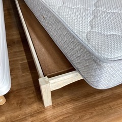 ダブルベッド【町田市再生家具】240474の画像