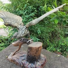 鷹　金属オブジェ　アンティーク　海外で人気の画像