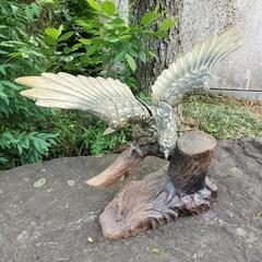 鷹　金属オブジェ　アンティーク　海外で人気の画像