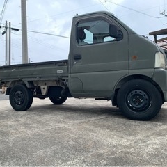 ★スズキ キャリィ 低燃費 車検付 アゲトラ 内外装綺麗 5MT・4WD・AC・PS・ETC オーディオ 社外バンパーフォグ付 カスタムペイント車両☆の画像