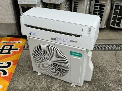 K05315　中古エアコン ハイセンス 2020年製 主に6畳用 冷房能力 2.2KW / 暖房能力 2.2KW