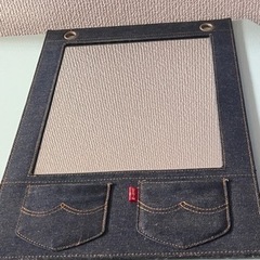 デニムの鏡の画像