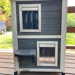 最終値下げです　人気！　二階建て　キャットハウス　　
