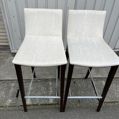 ①カウンターチェア 2脚セット