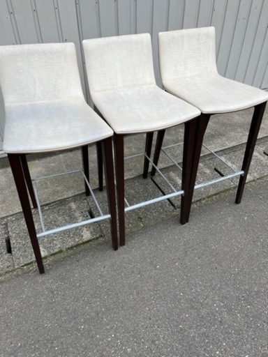 ③カウンターチェア 3脚セット
