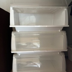 ⭐️衣装ケース3点セット⭐️ 衣装ボックス　衣類ケース　収納の画像