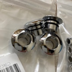 車用ドアロックピン　ステンレス　基部キャップ着4本セットの画像