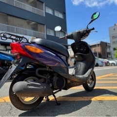 【低走行】ヤマハ ジョグ SA36J パープル【配送•当日納車OK】の画像