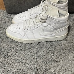 NIKEエアジョーダン1ホワイト29cmの画像